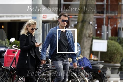 Amsterdam 10 april 2018
Gigi ravelli met haar man Roger Hodenius in Amsterdam zuid.