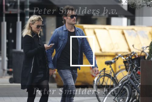Amsterdam 10 april 2018
Gigi ravelli met haar man Roger Hodenius in Amsterdam zuid.