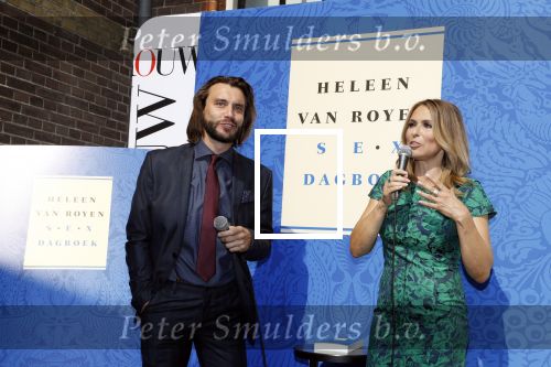 Amsterdam 7 juni 2018
Presentatie nieuwe boek Heleen v Royen in het college Hotel. Heleen met vriend Bart Meeldijk