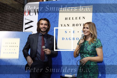 Amsterdam 7 juni 2018
Presentatie nieuwe boek Heleen v Royen in het college Hotel. Heleen met vriend Bart Meeldijk