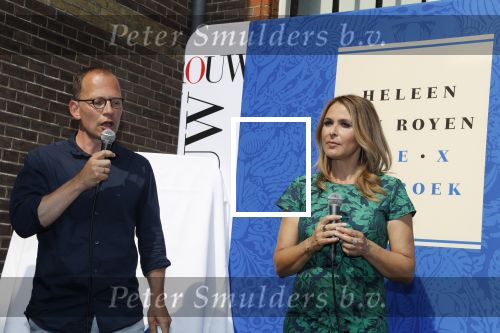 Amsterdam 7 juni 2018
Presentatie nieuwe boek Heleen v Royen in het college Hotel. Heleen met uitgever