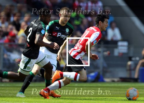 Eindhoven, 6 Mei 2018 
Laatste kompetitiewedstrijd PSV-FC Groningen, eindstand 0-0