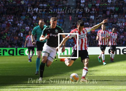 Eindhoven, 6 Mei 2018 
Laatste kompetitiewedstrijd PSV-FC Groningen, eindstand 0-0