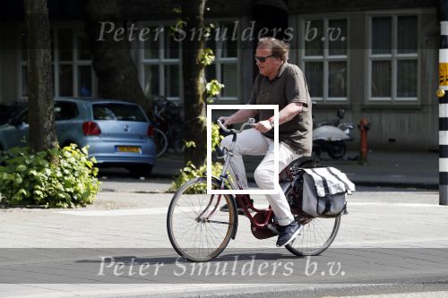 Amsterdam 11 mei 2018 
Ivo Niehe op zijn (dames)fiets