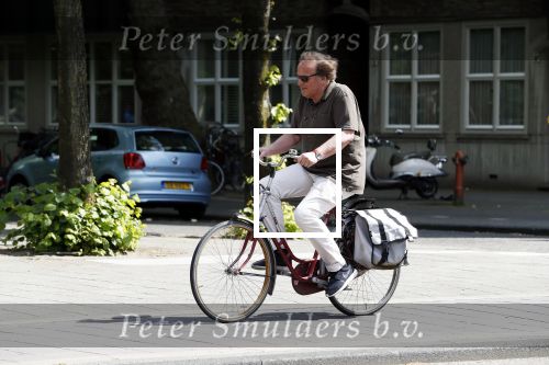 Amsterdam 11 mei 2018 
Ivo Niehe op zijn (dames)fiets