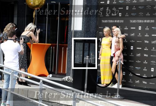 Amsterdam 7 juni 2018
Talkies terras award bij sushisamba in Amsterdam. Joseph Klibansky met vriendin en zus