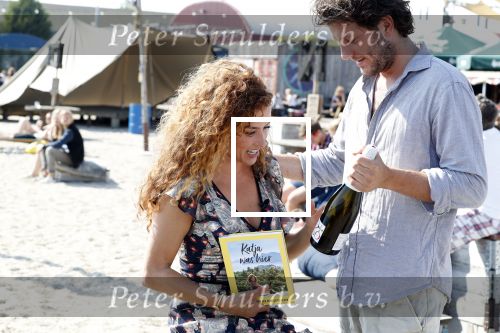 Amsterdam 31 mei 2018
Boekpresentatie Katja Schuurman â€œKatja was Hierâ€. Katja met partner/vriend Freek van Noortwijk