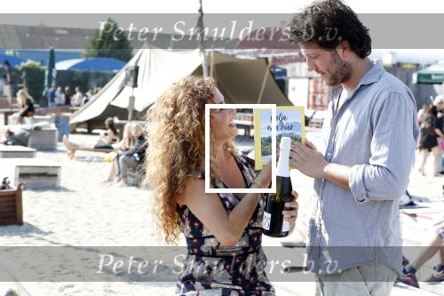 Amsterdam 31 mei 2018
Boekpresentatie Katja Schuurman â€œKatja was Hierâ€. Katja met partner/vriend Freek van Noortwijk