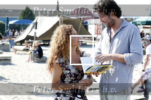 Amsterdam 31 mei 2018
Boekpresentatie Katja Schuurman â€œKatja was Hierâ€. Katja met partner/vriend Freek van Noortwijk