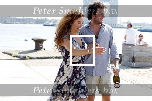 Amsterdam 31 mei 2018
Boekpresentatie Katja Schuurman â€œKatja was Hierâ€. Katja met partner/vriend Freek van Noortwijk