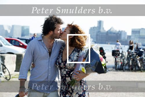 Amsterdam 31 mei 2018
Boekpresentatie Katja Schuurman â€œKatja was Hierâ€. Katja met partner/vriend Freek van Noortwijk