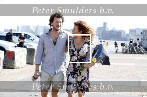 Amsterdam 31 mei 2018
Boekpresentatie Katja Schuurman â€œKatja was Hierâ€. Katja met partner/vriend Freek van Noortwijk