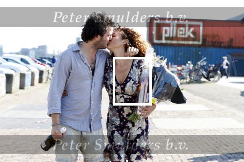 Amsterdam 31 mei 2018
Boekpresentatie Katja Schuurman â€œKatja was Hierâ€. Katja met partner/vriend Freek van Noortwijk