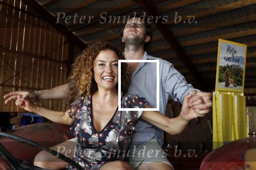 Amsterdam 31 mei 2018
Boekpresentatie Katja Schuurman â€œKatja was Hierâ€. Katja met partner/vriend Freek van Noortwijk