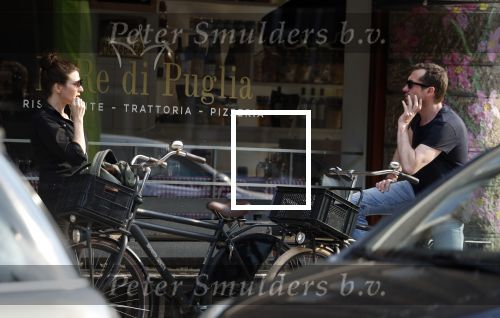 Amsterdam 23 mei 2018
Kim v Kooten en haar man Jacob Derwig in Amsterdam zuid