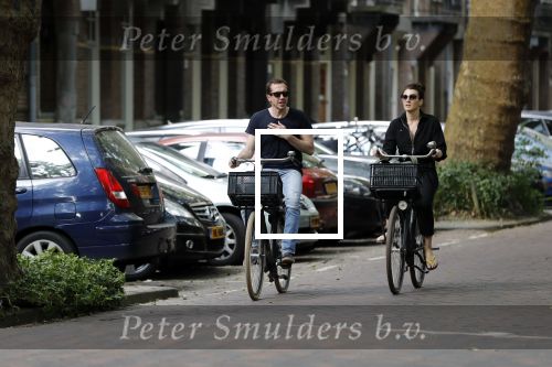 Amsterdam 23 mei 2018
Kim v Kooten en haar man Jacob Derwig in Amsterdam zuid