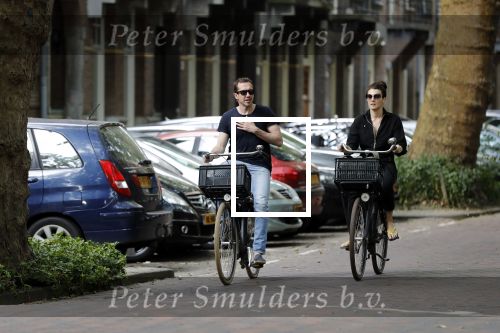 Amsterdam 23 mei 2018
Kim v Kooten en haar man Jacob Derwig in Amsterdam zuid