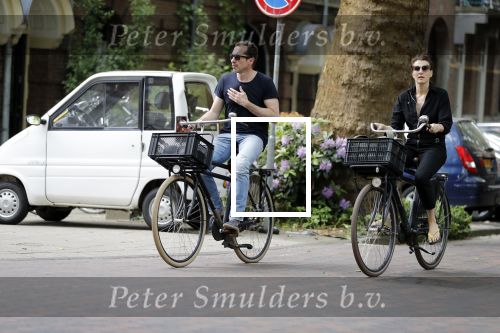 Amsterdam 23 mei 2018
Kim v Kooten en haar man Jacob Derwig in Amsterdam zuid