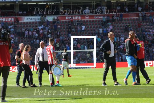 Eindhoven, 6 Mei 2018 Laatste kompetitiewedstrijd PSV-FC Groningen, eindstand 0-0.