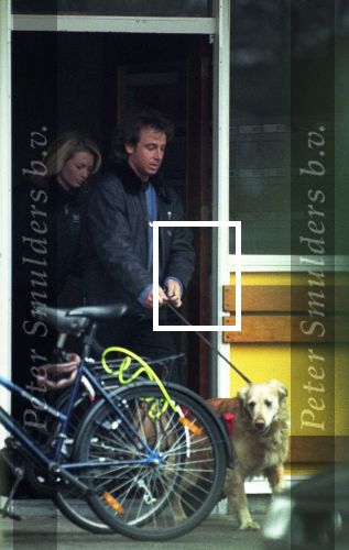 26 Januari 1997 De eerste foto\'s vanLeontine Borsato (Leontine Ruiters) en Marco Borsato wandelend met hun hond