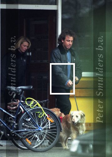 26 Januari 1997 De eerste foto\'s vanLeontine Borsato (Leontine Ruiters) en Marco Borsato wandelend met hun hond