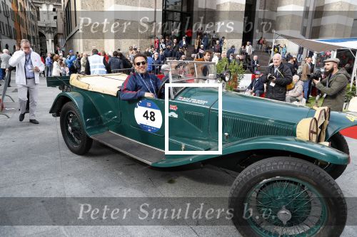 Brescia 15 mei 2018
Marco Geeratz doe mee met de Mille Miglia. Hij rijdt samen met Alex von Mozer. Ze rijden in een Lancia Lambda uit 1928