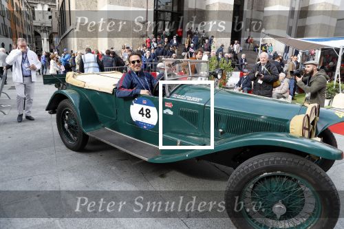 Brescia 15 mei 2018
Marco Geeratz doe mee met de Mille Miglia. Hij rijdt samen met Alex von Mozer. Ze rijden in een Lancia Lambda uit 1928