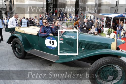 Brescia 15 mei 2018
Marco Geeratz doe mee met de Mille Miglia. Hij rijdt samen met Alex von Mozer. Ze rijden in een Lancia Lambda uit 1928