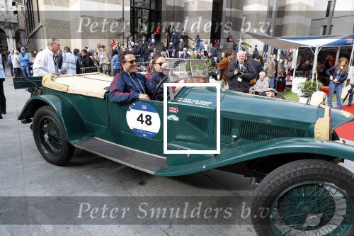Brescia 15 mei 2018
Marco Geeratz doe mee met de Mille Miglia. Hij rijdt samen met Alex von Mozer. Ze rijden in een Lancia Lambda uit 1928