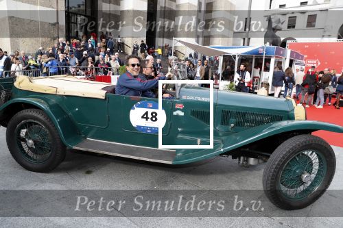 Brescia 15 mei 2018
Marco Geeratz doe mee met de Mille Miglia. Hij rijdt samen met Alex von Mozer. Ze rijden in een Lancia Lambda uit 1928