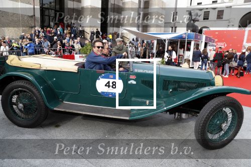 Brescia 15 mei 2018
Marco Geeratz doe mee met de Mille Miglia. Hij rijdt samen met Alex von Mozer. Ze rijden in een Lancia Lambda uit 1928