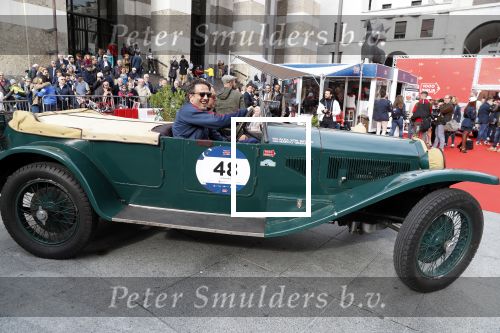 Brescia 15 mei 2018
Marco Geeratz doe mee met de Mille Miglia. Hij rijdt samen met Alex von Mozer. Ze rijden in een Lancia Lambda uit 1928