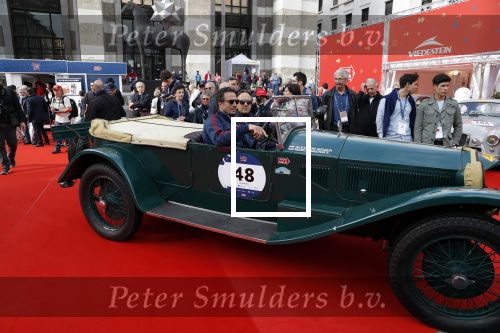 Brescia 15 mei 2018
Marco Geeratz doe mee met de Mille Miglia. Hij rijdt samen met Alex von Mozer. Ze rijden in een Lancia Lambda uit 1928