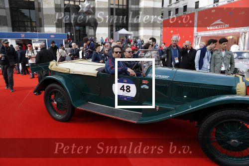 Brescia 15 mei 2018
Marco Geeratz doe mee met de Mille Miglia. Hij rijdt samen met Alex von Mozer. Ze rijden in een Lancia Lambda uit 1928