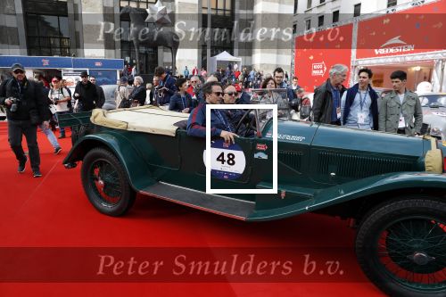 Brescia 15 mei 2018
Marco Geeratz doe mee met de Mille Miglia. Hij rijdt samen met Alex von Mozer. Ze rijden in een Lancia Lambda uit 1928