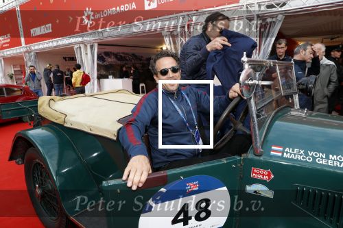 Brescia 15 mei 2018
Marco Geeratz doe mee met de Mille Miglia. Hij rijdt samen met Alex von Mozer. Ze rijden in een Lancia Lambda uit 1928