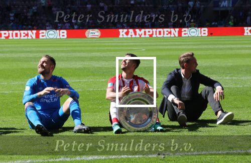 Eindhoven, 6 Mei 2018 Laatste kompetitiewedstrijd PSV-FC Groningen, eindstand 0-0.
