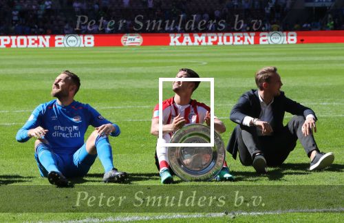 Eindhoven, 6 Mei 2018 Laatste kompetitiewedstrijd PSV-FC Groningen, eindstand 0-0.