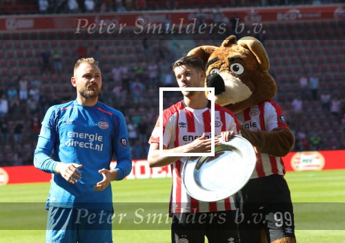 Eindhoven, 6 Mei 2018 Laatste kompetitiewedstrijd PSV-FC Groningen, eindstand 0-0.