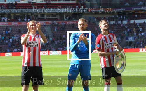 Eindhoven, 6 Mei 2018 Laatste kompetitiewedstrijd PSV-FC Groningen, eindstand 0-0.