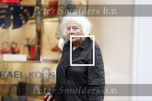 Amsterdam 22 mei 2018
Marjan Berk met bwandelstok op de pc hooftstraat.