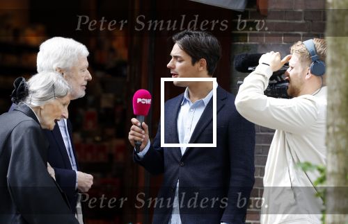 Amsterdam 23 mei 2018
Powned verslaggever Mark Baanders op de cornelis schuytstraat.