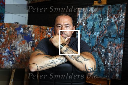 Harderwijk 1 juni 2018
Kunstenaar Martijn Poorter in zijn atelier .