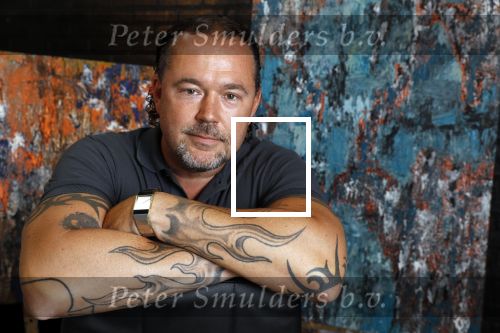 Harderwijk 1 juni 2018
Kunstenaar Martijn Poorter in zijn atelier .