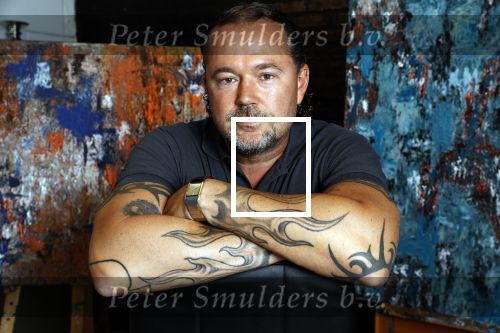 Harderwijk 1 juni 2018
Kunstenaar Martijn Poorter in zijn atelier .