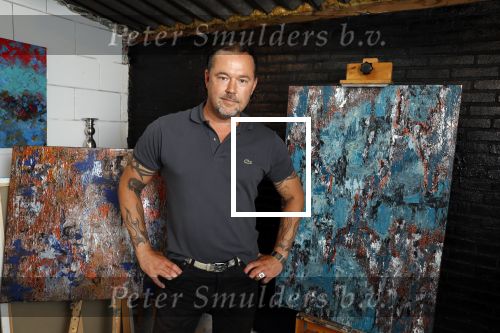 Harderwijk 1 juni 2018
Kunstenaar Martijn Poorter in zijn atelier .