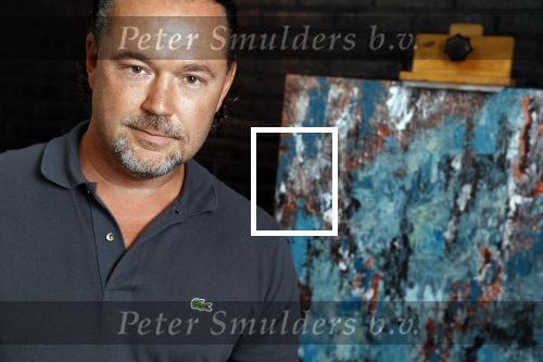 Harderwijk 1 juni 2018
Kunstenaar Martijn Poorter in zijn atelier .