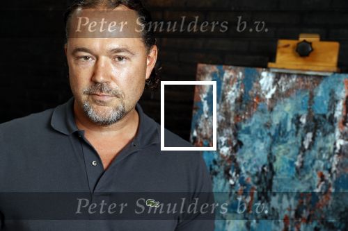 Harderwijk 1 juni 2018
Kunstenaar Martijn Poorter in zijn atelier .