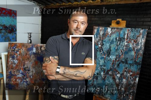 Harderwijk 1 juni 2018
Kunstenaar Martijn Poorter in zijn atelier .
