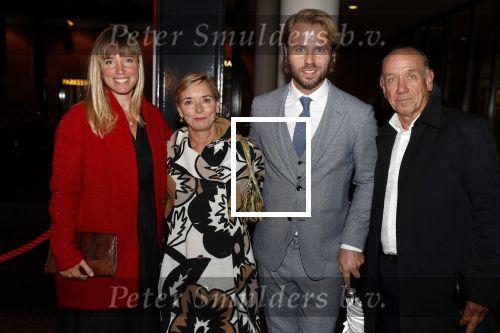 Amsterdam 15 september 2017 
Premierevoorstelling Ode aan de Meester bij Nationale Opera & Ballet in Amsterdam.koning Willem Alexander en koningin Maxima zijn de eregasten. Thijs Romer, Nienke Romer en hun vader Peter Romer met partner Annet Hock